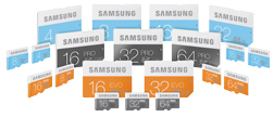  Nowoczesne odporne karty SD Samsunga